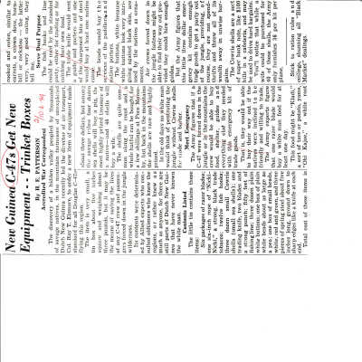 Douglas C-47 Newspaper Clippings - (11)