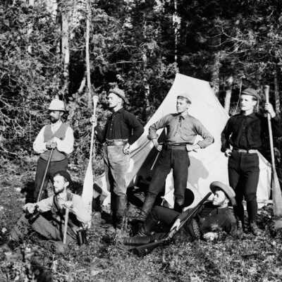 Photograph, Surveyors, Sudbury, Ontario.