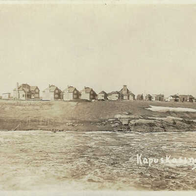 Harold Prescott's Postcard: Kapuskasing Ont. 48, 17-4-27.