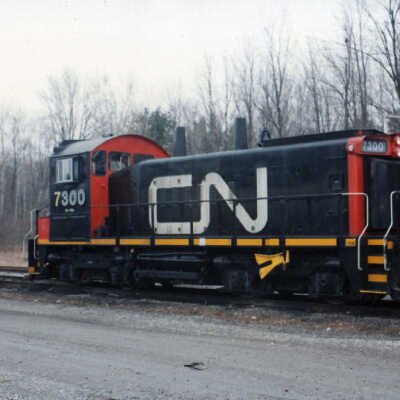 Photograph, Canadian National Engine 7300