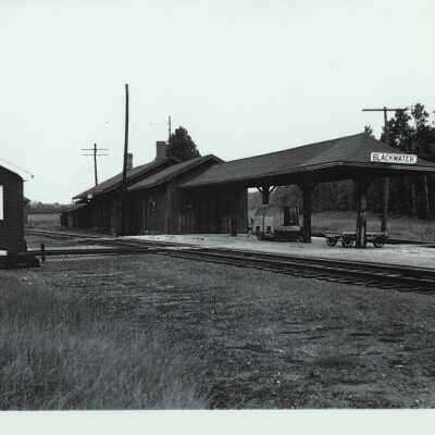 Photograph, CNR Station at Blackwater, Ontario.