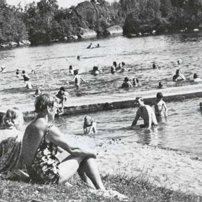 Photograph, Vermillion River, Capreol Beach, Capreol, Ontario.