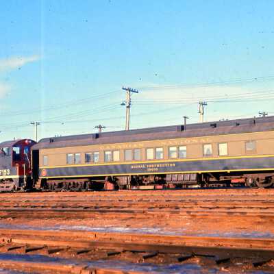 Photograph, CNR Car 15030, Signal Instruction, Edmonton, 1963.