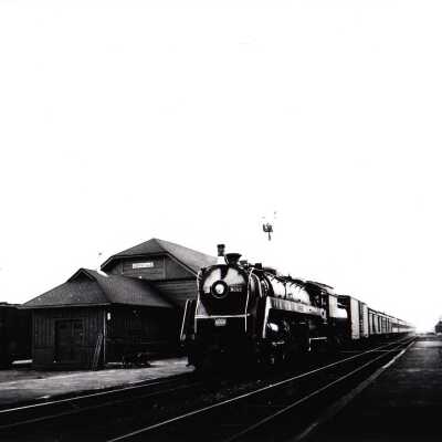 Photograph, CNR Steam Engine 6068