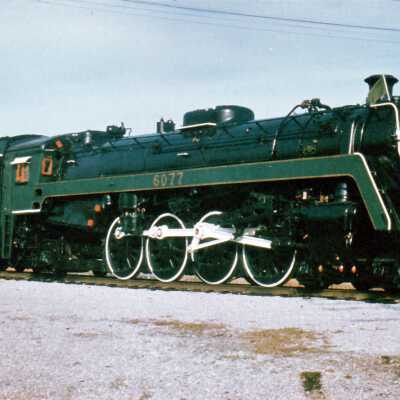 Photograph - Canadian National Steam Locomotive 6077 at Prescott Park, Capreol, Ontario