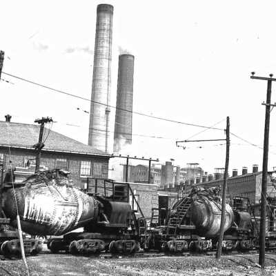 Photograph, INCO Operations, Copper Cliff Smelter.