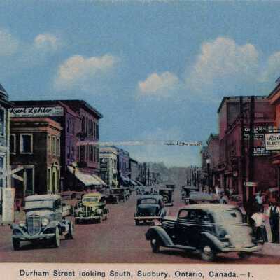 Photograph, Sudbury, Durham Street Looking South, 1920s-1930s.