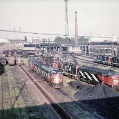 Photograph - CN Spadina yard, Toronto