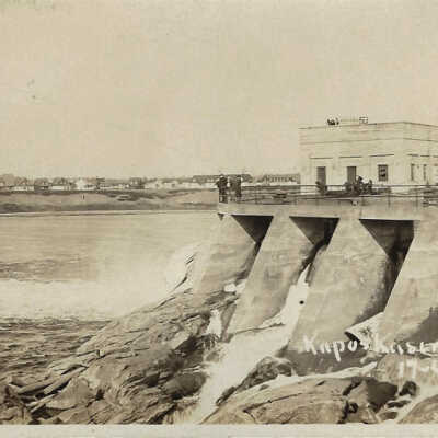 Harold Prescott's Postcard: Kapuskasing Ont. 51. 17-4-27.
