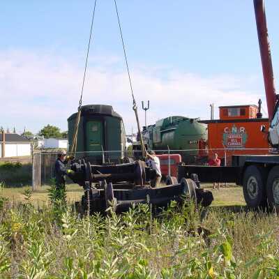 Photograph, NORMHC, Slag Pot Moving.