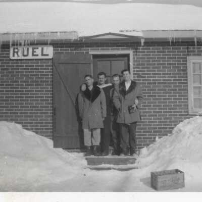 Photograph, CNR Station at Ruel, Ontario, 1954.