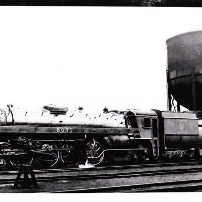 Photograph, CNR Steam Engine 6071