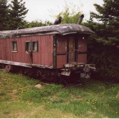 Photograph, Abandoned Coach Car.