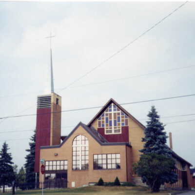 Photograph, Our Lady of Peace Catholic Church, Capreol, Ontario.