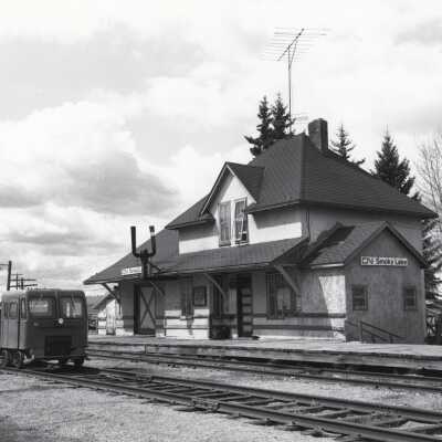 Photograph, CNR Station at Smokey Lake