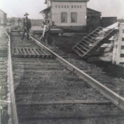 Photograph, CNR Cedarbrae Station, Cedarbrae, Ontario.