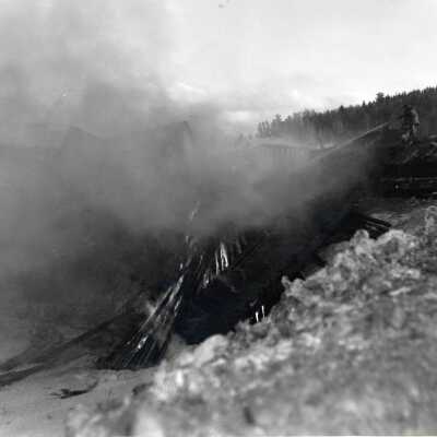 Photograph, Ontario Provincial Police, CPR Wreck Photographs.