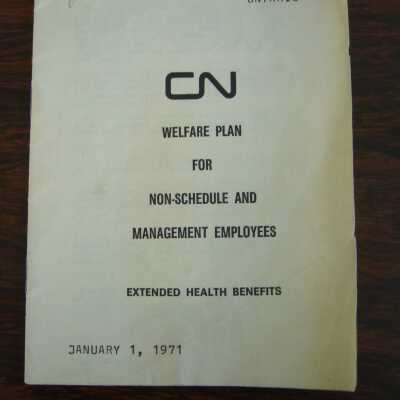 CN Welfare Plan for Non-Schedule and Management Employees, Extended Health Benefits