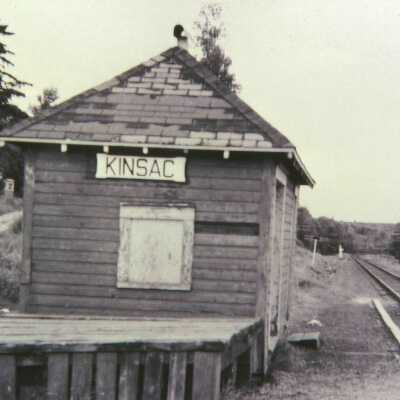 Photograph, CNR Station at Kinsac, Nova Scotia.