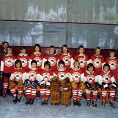 Photograph, 1974-1975 Capreol Firefighters Team.