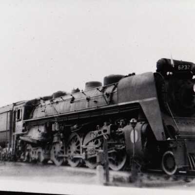 Photograph, CNR Steam Engine 6232