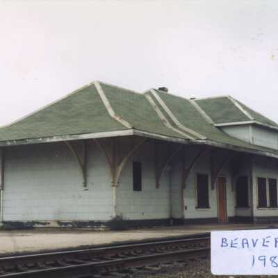 Photograph, CNR Beaverton Station, Beaverton, Ontario.