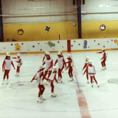 Photograph, Capreol Figure Skaters, Candycanes.