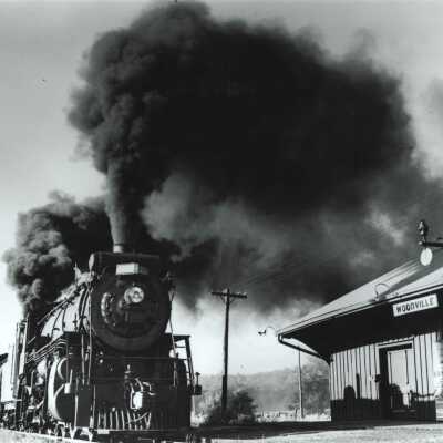 Photograph, CNR Station at Woodville, Ontario.