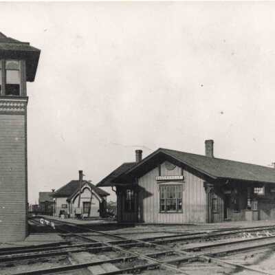 Photograph, CNR Station, Hagersville, Ontario, Canada.