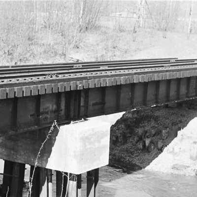 Photograph, CNR Bridge near Red Rock, July 1973.