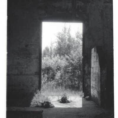 Photograph of the ruins of the Grand Trunk Railway in Depot Harbour