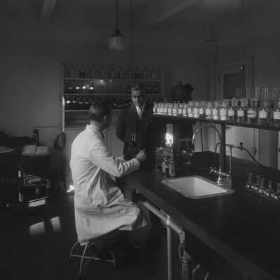 Photograph, Canadian National Railways (CNR) Medical Laboratory.