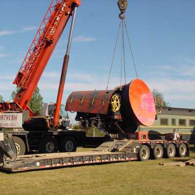 Photograph, NORMHC, Slag Pot Moving.