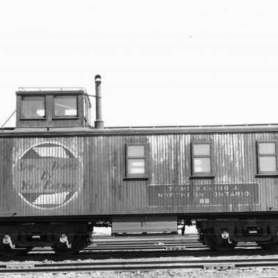 Photograph, Temiskaming & Northern Ontario Railroad Caboose, 89.