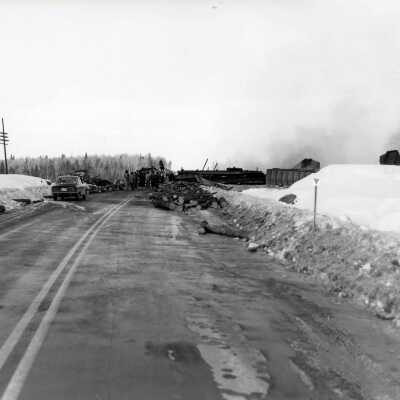 Photograph, Ontario Provincial Police, CPR Wreck Photographs.