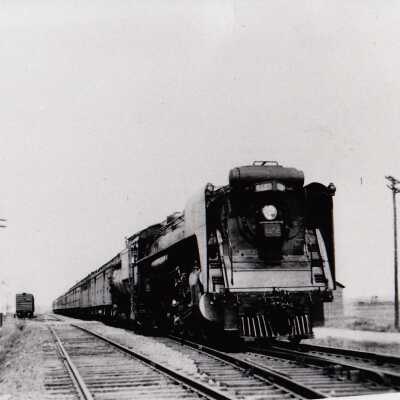 Photograph, CNR Steam Engine 6102