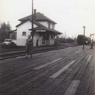Photograph, CNR Station at Sudbury Junction, June 2nd, 1943.
