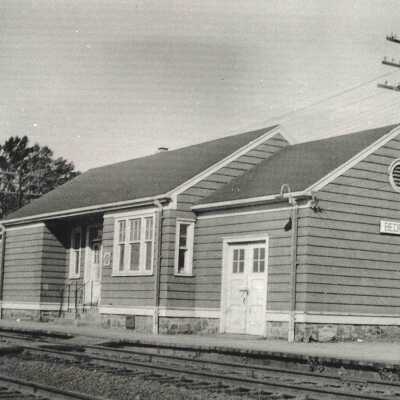 Photograph, CNR Station at Bedford, Nova Scotia.