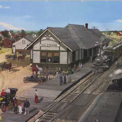 Photograph, GTR Station, Caledonia, Ontario, Canada.