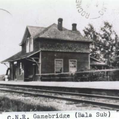 Photograph, CNR Cambridge Station, Cambridge, Ontario.