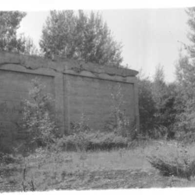 Photograph of the Ruin of the Grand Trunk Railway in Depot Harbour