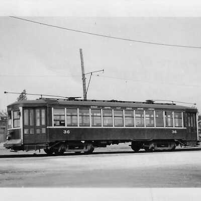 Photograph of a Sudbury Copper Cliff Suburban Electric Railway Street Car