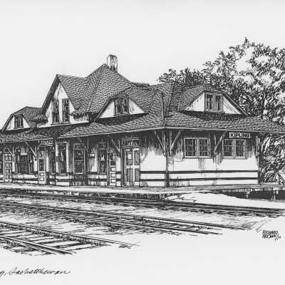 Photograph, CNR Station at Kipling