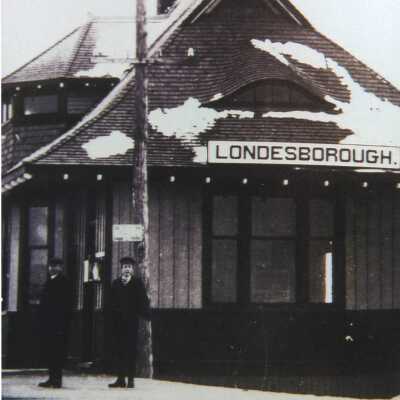 Photograph, CNR Station, Londesborough, Ontario, Canada.