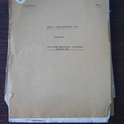 General Superintendent's File (Trainmen), Yard Assignments (Allandale) (Article 140)