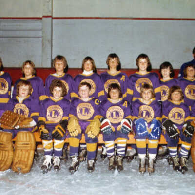 Photograph, 1974-1975 Capreol Lions Club Team.