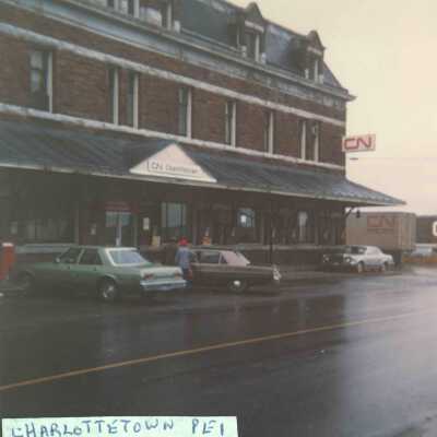Photograph, CNR Station at Charlottetown, PEI.