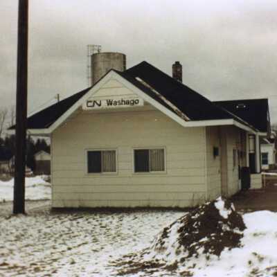 Photograph, CNR Washago Station, Washago, Ontario.