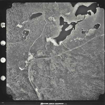 Photograph, Aerial Shots, Canadian National Railway, Unknown Location.