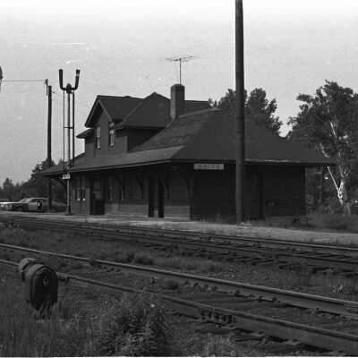 Photograph, CNR Station, Britt, July 1977.